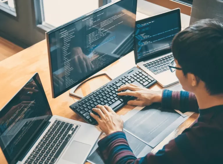 System development work — existing SMERP website image